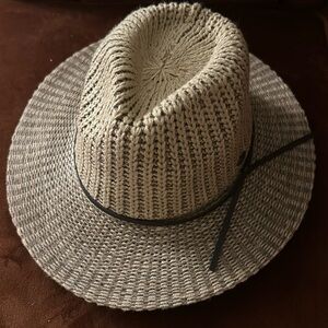 C.C. Knit Panama Fedora Hat